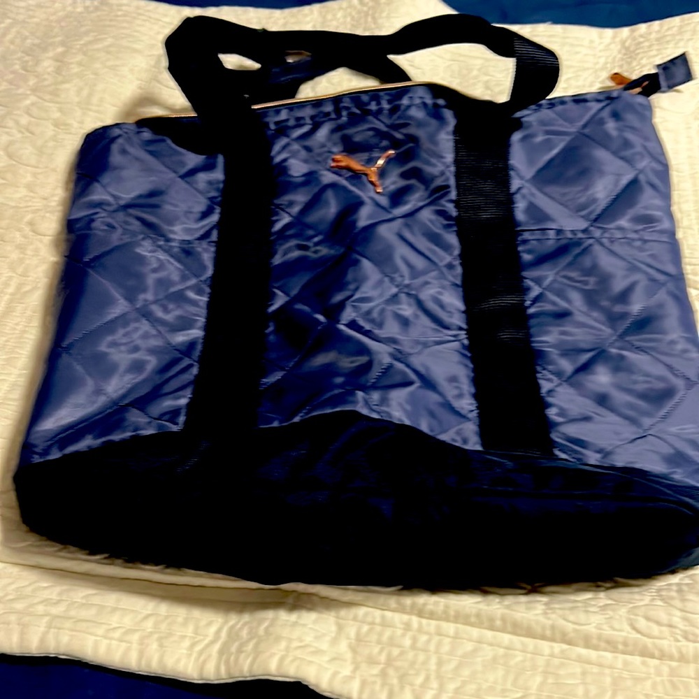 Puma blue tote sale 50 % off listed price